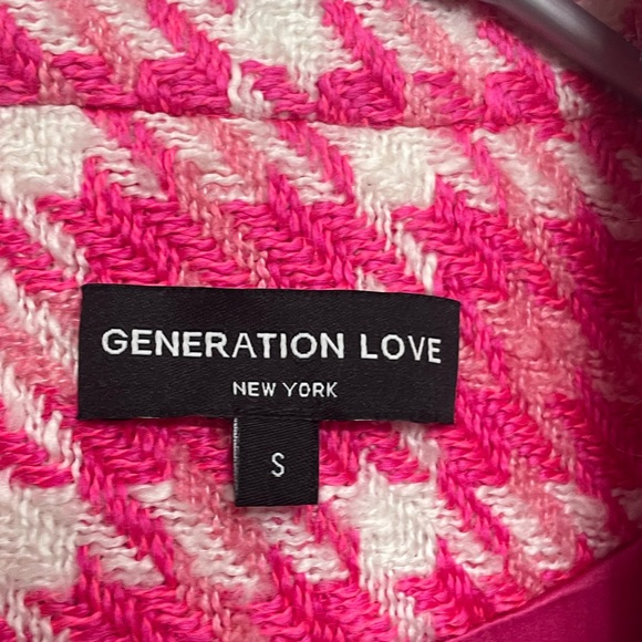 Generation Love Rocky Pink Tweed Blazer - Picture 6 of 13